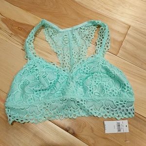 BNWT Floral Lace Racerback Bralette